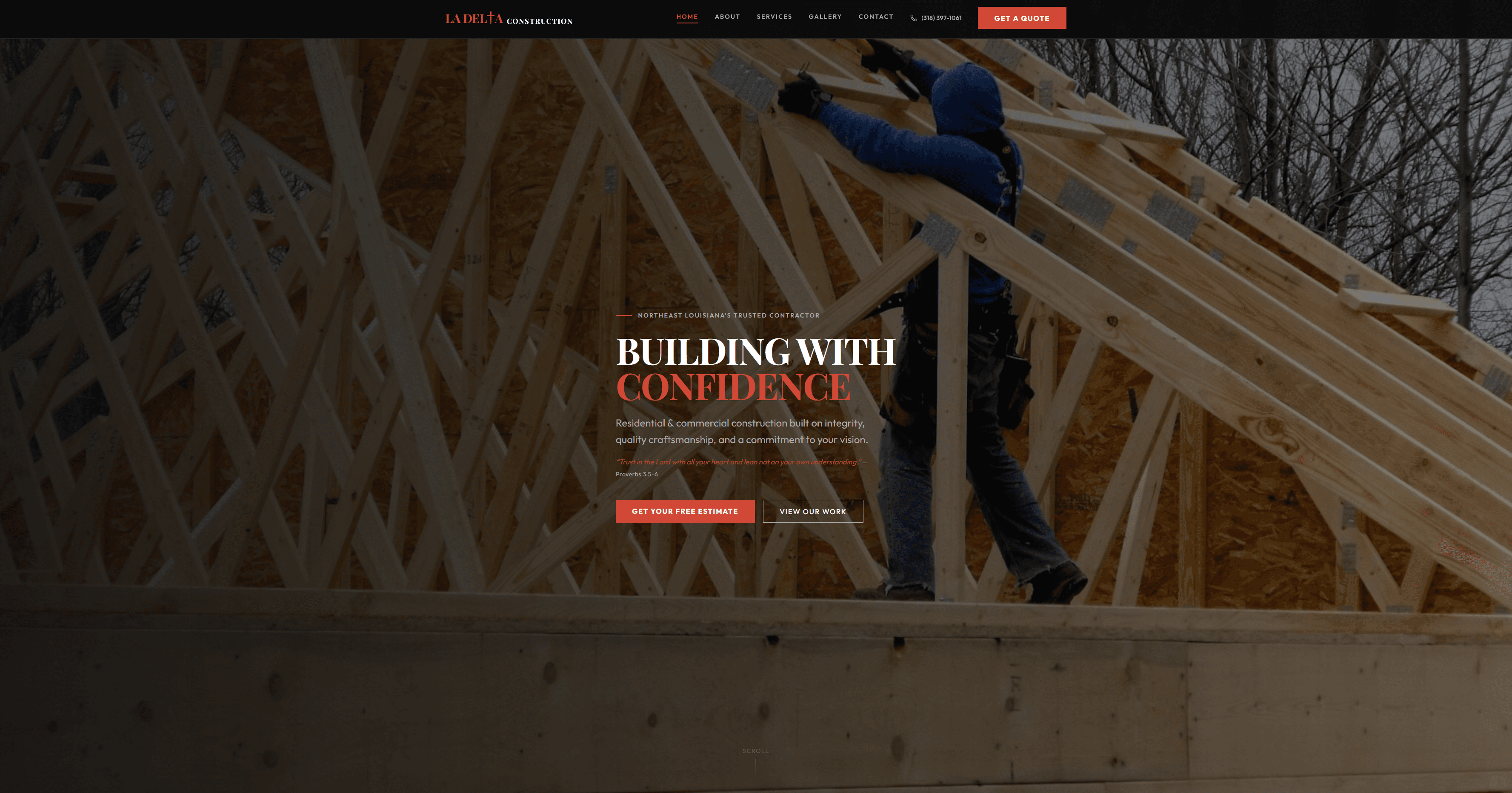 La Delta Construction Website